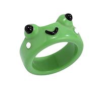 Generisch Collants à anneaux colorés pour enfants animaux polymère cadeaux anneaux résine bagues de voyage des anneaux retour, taille unique, Coton, Aucune pierre précieuse