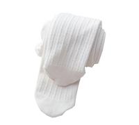 Generisch Collants d'hiver épais en polaire - Pantalon thermique chaud, Blanc., 7-9 ans