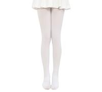 Generisch Collants extensibles en coton pour bébé fille - Ballet basique - Collants de danse pleine longueur pour le printemps et l'été, WH1, 2-4 ans
