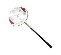Generisch Collecteur de noix en acier inoxydable avec manche télescopique, réglable et ergonomique, pour noix, pommes, poires, châtaignes, noix, tennis et balles de golf (A)