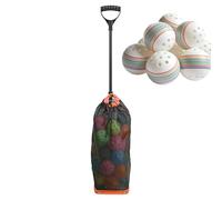Generisch Collecteur - Poignée télescopique confortable - Panier pour collecter des balles - Pour différents sports - Pour homme et femme - Adolescents et sportifs