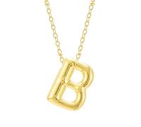 Generisch Collier à bulles Lettre Or Colliers initiaux pour femmes Tendance Pendentif gros charme Bijoux Anniversaire Adolescent Maman Grandma Femme Sister Colliers Filles, Alliage de zinc, No