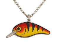 Generisch Collier leurre de pêche léger et étanche avec pendentif en forme de poisson | Collier avec pendentif en forme de poisson - Motifs maritimes - Pour l'été, les vacances, les voyages, la natation, le surf