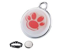 Generisch Collier pour chien - IP65 - Fonctionne avec n'importe quel collier (Android universel) - Universel - Blanc - 5 x 5 cm