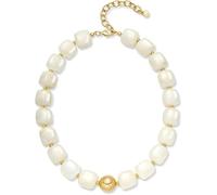 Generisch Collier vif avec perles en plastique, matériaux doux, idéal pour les adolescents et les adultes, les sorties décontractées, collier de perles artistiques, Einheitsgröße, comme décrit, Comme