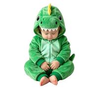 Generisch Combinaison à capuche dinosaure pour enfants pour Halloween et | Costume de dinosaure pour enfants pour spectacles de vacances, Halloween, jeux de rôle sucrés ou acides et événements
