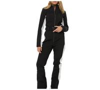 Generisch Combinaison de ski pour femme - Combinaison de ski isolée - Imperméable - Coupe-vent - Combinaison de ski - Combinaison d'hiver chaude - Pantalon de ski - Pantalon de snowboard - Combinaison