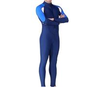 Generisch Combinaison d'été en néoprène pour homme - Fermeture éclair sur le devant - Maillot de bain une pièce - Anti-UV - Tenue de natation - Stretch - En néoprène - Pour sports nautiques - Surf -