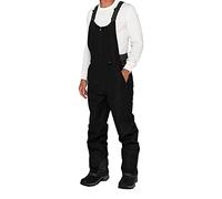 Generisch Combinaison d'hiver longue pour homme - Salopette de snowboard - Imperméable - Avec sangle réglable - Pantalon de ski - Coupe droite - Grandes tailles - Combinaison épaisse et chaude, Noir