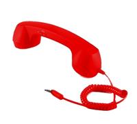Generisch Combiné de téléphone rétro - Récepteur d'appel mobile de 8,27 pouces | Casque de type C - Combiné de main rétro avec microphone et prise jack 3,5 mm pour des appels clairs, ordinateur