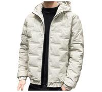 Generisch Commandes annulées Afficher Mes hommes Cardigan uni à capuche et fermeture éclair Veste d'affaires décontractée, confortable, chaude et tendance Veste d'hiver Homme avec fourrure Courte