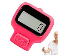 Generisch Compteur de Doigts, clicker - Clicker avec lumière LED - Compteur à léger et Pratique pour Tricot, Crochet, Coaching, Rond