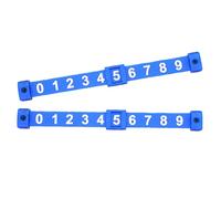 Generisch Compteur de score de baby-foot en 2 parties - Mini compteur de points de hockey - 10 chiffres - Pour l'intérieur et l'extérieur