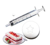 Generisch Conseils pour la décoration de gâteaux ergonomiques, seringues, cupcakes, pâtisserie, de seringue, douilles à douilles, pour ustensiles de cuisine avec motifs simples, multi-usage