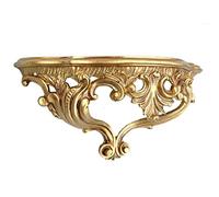 Generisch Console murale dorée baroque antique repro rétro 38 cm x 20 cm x 15,5 cm 83 K