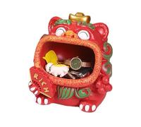 Generisch Coque à clés, compartiment à clés, bol décoratif, plateau en forme de lion, décoration moderne pour table à manger, pièce maîtresse, cuisine