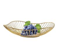 Generisch Corbeille à fruits - En métal - Plan de travail - Bol à fruits avec design nordique - Panier de rangement créatif - Panier à légumes en augmentation - Pour le salon - Bonbons - Snack Fruīt