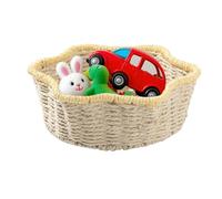 Generisch Corbeille à fruits | Panier de service de table avec aspect rotin en plastique tressé, maison de campagne pour cuisine, table à manger, garde-manger, salon, vacances, pique-nique