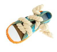 Generisch Corde à mâcher pour chiot agressif, avec fibres de coton , design de massage au caoutchouc, accessoire d'entraînement pour les petits