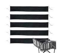 Generisch Cordon de rechange pour chaise longue - Cordon élastique de rechange pour chaise longue | Kit d'accessoires de 5 pièces pour chaises longues | Accessoires de renforcement du siège en nylon