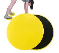 Generisch Core Sliders - PP EVA Diamètre 17 cm | Paire de disques coulissants de Pilates | Tapis de pédale de yoga, tapis de fitness, curseurs d'exercice pour exercice à domicile, entraînement de base