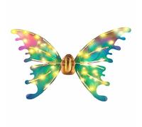 Generisch Costume d'ange mobile, pour enfant, avec effets de lumière, fonction musicale, pour jeux de rôle imaginatifs, orange, taille unique