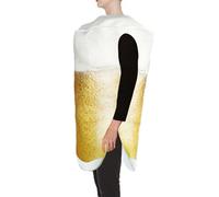 Generisch Costume de bière pour homme - Tenue douce - Costume de pierre - Vêtements de cosplay - Pour événements, carnaval, scène, bar, fête, vacances, séances photo, hommes et femmes