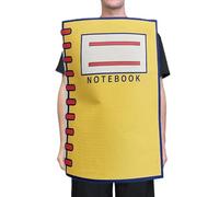Generisch Costume de cosplay d'Halloween - Tenue de cosplay comme crayon et carnet de notes - Costume fantaisie festif - Pour homme et femme - Pour Halloween, fêtes, jeux de rôle, activités