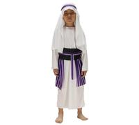 Generisch Costume de Jésus - Robe traditionnelle pour enfants et adultes - Costume de berger unisexe - Costume de Noël avec qualité durable - Costume festif