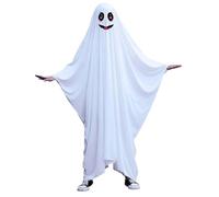 Generisch Costume d'Halloween - Costume de cosplay - Élégant gothique - Robe ample pour homme et femme - Costume médiéval pour homme - Cosplay (blanc, taille L)
