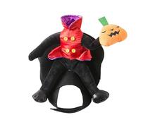 Generisch Costume d'Halloween original pour chien cavalier sans costume de transformation Tenue créative pour animaux de compagnie pour les fêtes de carnaval amusantes (rouge, taille M)