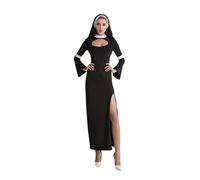 Generisch Costume d'Halloween Prêtresse 2025 pour Halloween, cosplay (noir, taille XL)
