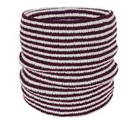 Generisch Cou rayé, et hiver, écharpe chaude, tricotée, protection de cou polyvalente, collier fin pour femme bleue, lilas, taille unique