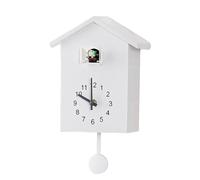 Generisch Coucou à piles - Horloge murale à coucou - Horloge murale à piles - Avec pendule - Décoration murale moderne pour salon, chambre à coucher, cuisine