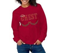 Generisch Couple de Noël Sweat-shirt assorti / J'ai tout ce que je veux pour Noël Chemise/Homme Femme Pull de Noël Pull Femme, rouge, S