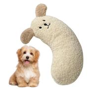 Generisch Coussin apaisant pour chien - Soutien de cou pour animaux de | Confort de sommeil profond - Joli motif chien, lit pour chiot et chat, demi-coussin donut, stabilité de la colonne cervicale