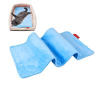 Generisch Coussin chauffant électrique pour une utilisation en intérieur, rechargeable, étanche, 58 x 28 cm, tapis pour animaux de compagnie, chats, petits chiens, femmes, chiots, hommes, voyages