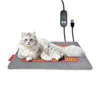 Generisch Coussin chauffant | Tapis isolant thermique avec 5 niveaux de température et minuterie automatique | Coussin chauffant d'hiver | pour maison, appartement, garage, cage, salon