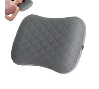 Generisch Coussin de camping gonflable, appuie-tête portable, coussin d'air pliable amovible pour voyage, randonnée, camping, sac à dos, avion, voiture, extérieur, maison