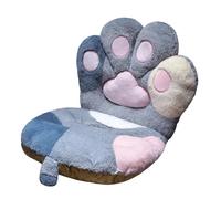 Generisch Coussin de chaise en forme de pattes de chat - En peluche mignonne - Grande décoration d'intérieur - Pour bureau, voyage, avion, voiture, stade, banc, salon, camping, grossesse, confortable