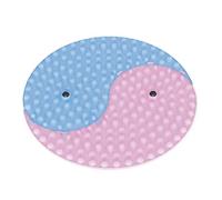 Generisch Coussin de massage des pieds, coussin de soulagement des pieds en forme de Tai Chi, grand tapis de sol de yoga, tapis de marche léger avec aimants pour soulager le stress des pieds