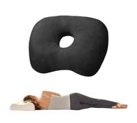 Generisch Coussin de piercing pour les personnes dormant sur le côté, coussin de soutien orthopédique pour soulager les douleurs aux oreilles et au cou, anneau de sommeil pour soulager la douleur