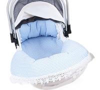Generisch Coussin de poussette, tapis respirant pour poussette, coussin confortable et respirant pour chiens, chats, chiots, chatons