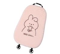 Generisch Coussin de siège de camion - Motif de lapin mignon Coussin de siège d'hiver, housses de siège de voiture en peluche | Pour conduite, voyage sur route, trajets, lieu de travail, maison