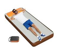 Generisch Coussin de sommeil, matelas en mousse auto-débloquant, 200 x 60 x 115 cm, lit de camping pliable, coussin portable, idéal pour les voyages, la voiture, le camion et les aventures en plein
