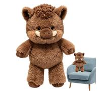 Generisch Coussin en peluche interactif et doux - 60 cm - Design animal - Tissu durable - Système de confort - Style compagnon de sommeil pour - Pour chambre à coucher et voyage