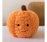 Generisch Coussin en peluche, jouet, coussin de lancer de poupée, cadeau pour enfants, filles et garçons (25 cm, citrouille)