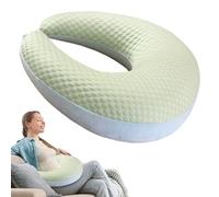 Generisch Coussin ergonomique en tricot Crealis - Repose-bras multifonction pour travaux manuels, lecture/jeu, rembourrage en micro-perles, housse lavable, pour canapé et lit (C)