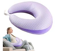 Generisch Coussin ergonomique en tricot Crealis, repose-bras multifonctionnel pour travaux manuels/lecture/jeux, remplissage en microbilles, housse lavable, pour canapé et lit (E)