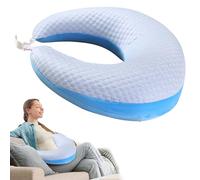 Generisch Coussin ergonomique en tricot Crealis, repose-bras multifonctionnel pour travaux manuels/lecture/jeux, remplissage en microbilles, housse lavable, pour canapé et lit (D)